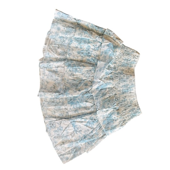 AQUA Girls' Cotton Printed Smocked Tiered Skirt, Little Kid, Big Kid - Exclusive - Picture 4 of 6